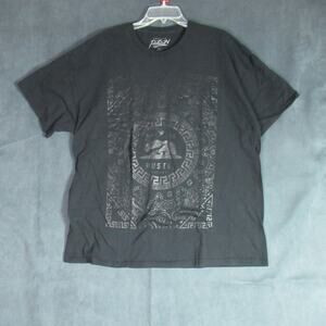 Popular Poison T-Shirt Mens 2XL Black Graphic Hip Hop Streetwear Grunge Tee Y2K